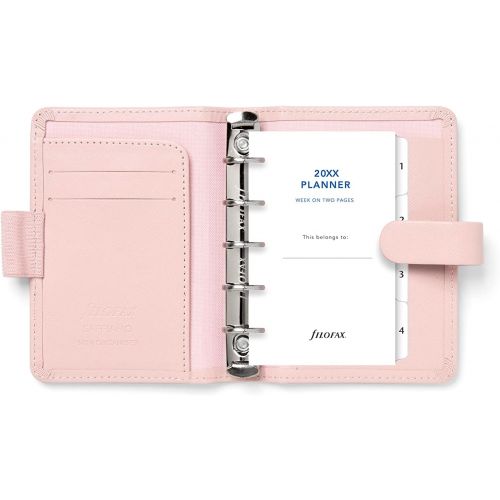 Filofax Saffiano Organizer, Pocket Size, Vista Blue - Cross-Grain - View #2